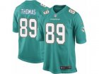 Nike Miami Dolphins #89 Julius Thomas Game Aqua Green Team Color NFL Jersey