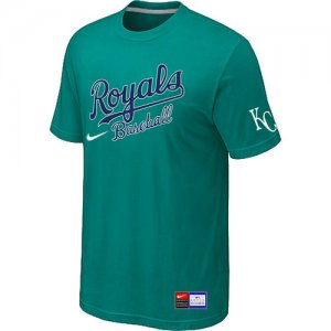 MLB Kansas City Royals Green Nike Short Sleeve Practice T-Shirt