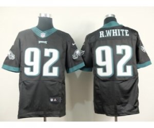 Nike Philadelphia Eagles #92 r.white black jerseys[Elite]