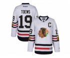 Youth Reebok Chicago Blackhawks #19 Jonathan Toews 2017 Winter Classic White Stitched NHL Jersey