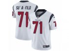 Mens Nike Houston Texans #71 Xavier Sua-Filo Vapor Untouchable Limited White NFL Jersey