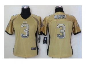 nike women nfl jerseys new orleans saints #3 bobby hebert gold[Elite drift fashion]