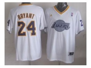 nba los angeles lakers #24 kobe bryant white[2013 Christmas edition]