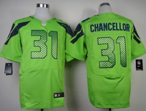 Nike NFL Seattle Seahawks #31 Kam Chancellor green[Elite]