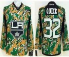 Youth nhl jerseys los angeles kings #32 quick camo