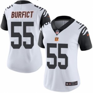 Women\'s Nike Cincinnati Bengals #55 Vontaze Burfict Limited White Rush NFL Jersey