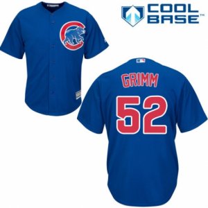 Men\'s Majestic Chicago Cubs #52 Justin Grimm Replica Royal Blue Alternate Cool Base MLB Jersey