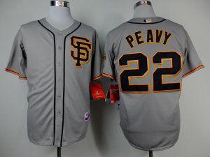 mlb san francisco giants #22 peavy grey jerseys(peavy)