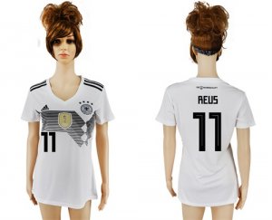 Germany 11 REUS Home 2018 FIFA World Cup Women Soccer Jersey