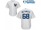 Youth New York Yankees #68 Dellin Betances White Cool Base Stitched MLB Jersey