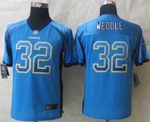 Youth 2014 New Nike San Diego Charger #32 Weddle blue Jerseys(Drift Fashion)