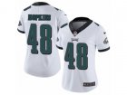 Women Nike Philadelphia Eagles #48 Wes Hopkins Vapor Untouchable Limited White NFL Jersey