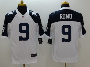 Nike Dallas Cowboys #9 Romo White Thanksgiving Jerseys(Limited)