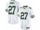Mens Nike Green Bay Packers #27 Josh Jones Limited White NFL Jerseyey