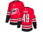 Youth Adidas Carolina Hurricanes #49 Victor Rask Red Home Authentic Stitched NHL Jersey