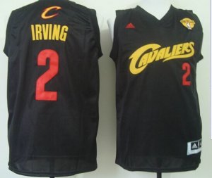 2015 nba finals NBA Cleveland Cavaliers #2 kyrie black [revolution 30 swingman]