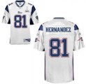 New England Patriots #81 Aaron Hernandez 2012 Super Bowl XLVI white[Hernandez]