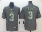 Nike Seahawks #3 Russell Wilson Gray Camo Vapor Untouchable Limited Jersey
