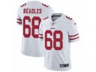 Mens Nike San Francisco 49ers #68 Zane Beadles Vapor Untouchable Limited White NFL Jersey