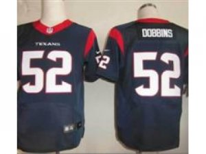 Nike NFL Houston Texans #52 Tim Dobbins Blue Jerseys(Elite)