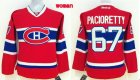 Women NHL Montreal Canadiens #67 Max Pacioretty Red jerseys