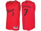 Mens Chicago Bulls #7 Michael Carter-Williams 2016 Christmas Day Red NBA Swingman Jersey