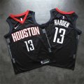 Rockets #13 James Harden Black Nike Swingman Jersey