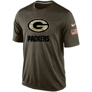 Mens Green Bay Packers Salute To Service Nike Dri-FIT T-Shirt