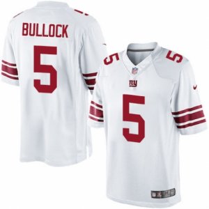 Mens Nike New York Giants #5 Randy Bullock Limited White NFL Jersey