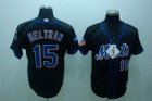 mlb new york mets #15 beltran black(2009 logo)