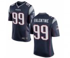 Mens Nike New England Patriots #99 Vincent Valentine Game Navy Blue Team Color NFL Jersey