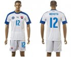 Slovakia #12 Novota Home Soccer Country Jersey