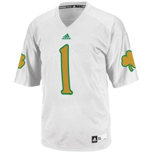 Notre Dame Fighting Irish Louis Nix III #1 Techfit College Jersey white