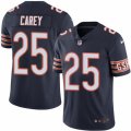 Mens Nike Chicago Bears #25 Ka'Deem Carey Limited Navy Blue Rush NFL Jersey