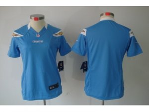 Nike Women San Diego Chargers Blank LT.Blue Jerseys