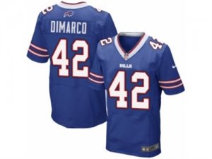 Mens Nike Buffalo Bills #42 Patrick DiMarco Elite Royal Blue Team Color NFL Jersey