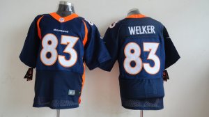 Nike NFL Denver Broncos #83 Wes Welker Blue Jerseys(2013 Elite)