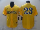 Red Sox #23 Gold Nike 2021 City Connect Replica Player Cool Base Jersey