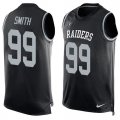 Nike Oakland Raiders #99 Aldon Smith Black Team Color Men Stitched NFL Limited Tank Top Jersey