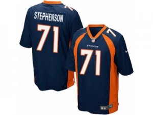 Mens Nike Denver Broncos #71 Donald Stephenson Game Navy Blue Alternate NFL Jersey