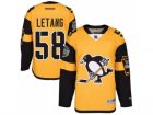 Men's Pittsburgh Penguins #58 Kris Letang Black 2017 Stadium Series Stitched NHL Jersey