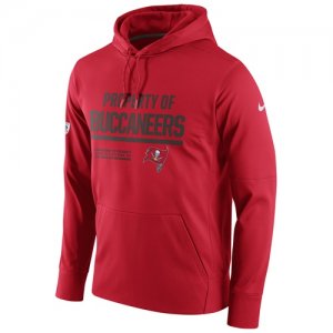 Men\'s Tampa Bay Buccaneers Nike Red Circuit Property Of Performance Pullover Hoodie