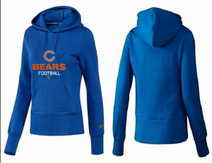 Women Chicago bears Logo Pullover Hoodie-003