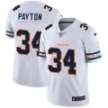 Nike Bears #34 Walter Payton White Team Logos Fashion Vapor Limited Jersey