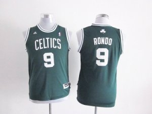 youth nba boston celtics #9 rondo green[revolution 30 swingman]