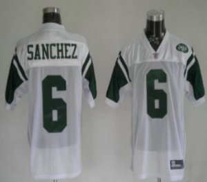 nfl new york jets #6 sanchez white[kids]