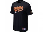 Baltimore Orioles Black Nike Short Sleeve Practice T-Shirt