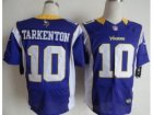 Nike Minnesota Vikings #10 Fran Tarkenton Purple Jerseys(Elite)