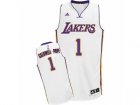 Men Adidas Los Angeles Lakers #1 Kentavious Caldwell-Pope Swingman White Alternate NBA Jersey