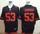 Nike San Francisco 49ers #53 NaVorro Bowman Black Jerseys(Game)